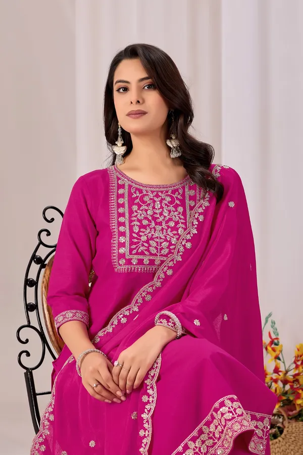 Pink_Rayon_Straight_Kurta_Set_For_Women