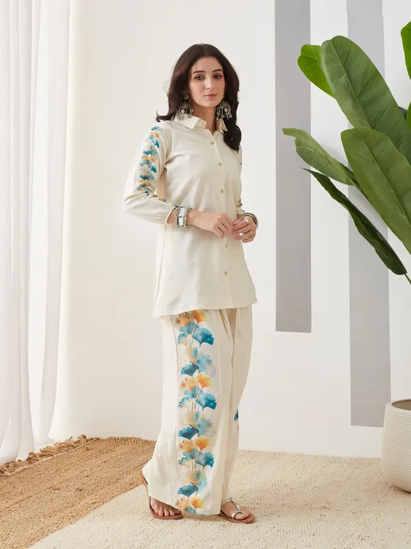 Cream_Cotton_Straight_Co-ord_Set_For_Women