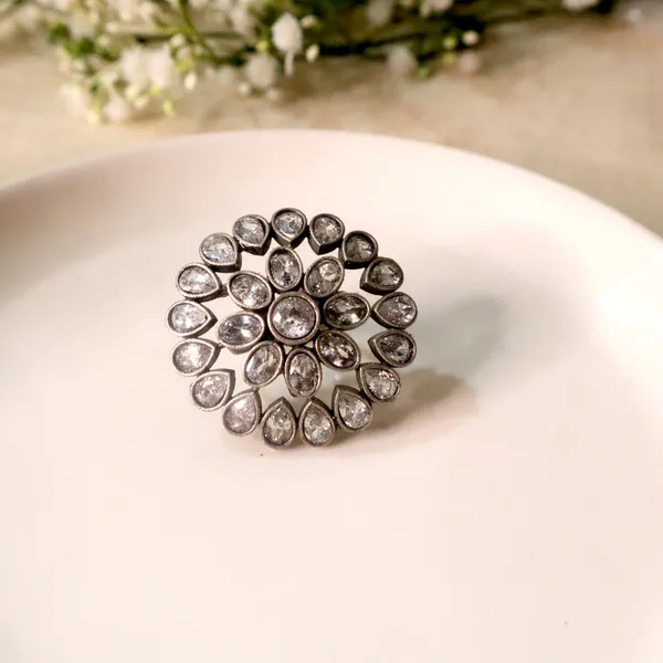 Noor_Adjustable_Cocktail_Ring_White