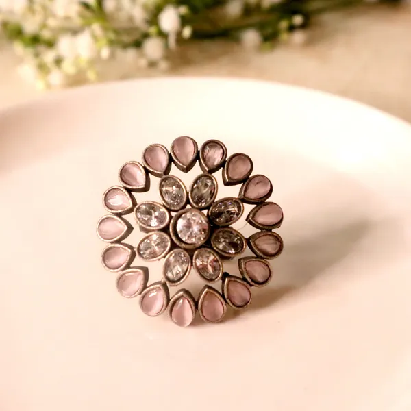 Noor_Adjustable_Cocktail_Ring_Blush
