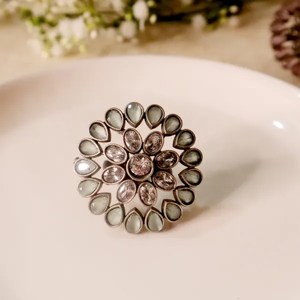 Noor_Adjustable_Cocktail_Ring_Mint