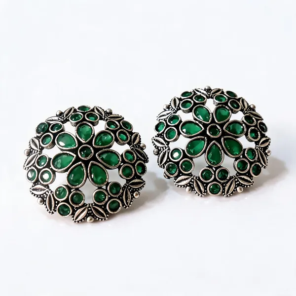 Noori_Studs_Emerald