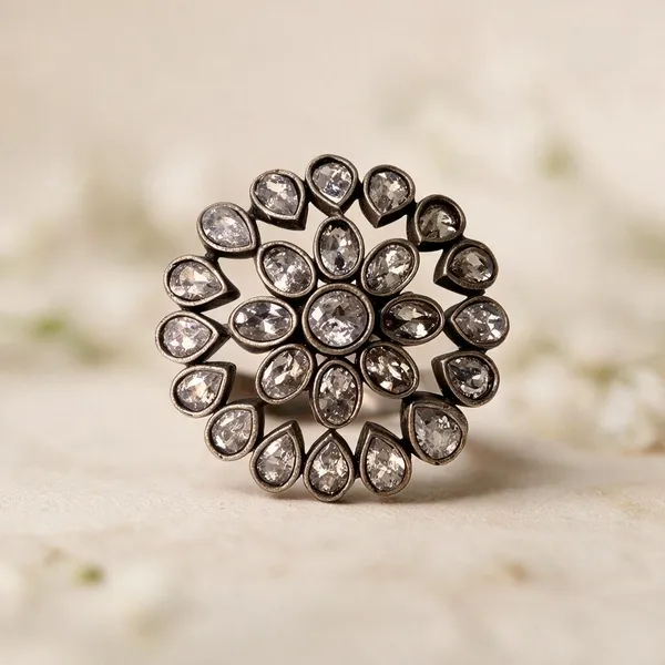 Noor_Adjustable_Cocktail_Ring_White