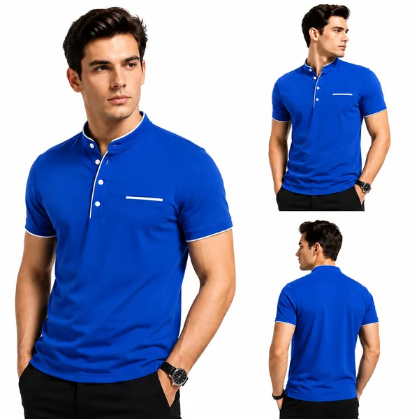 Blue_Cotton_Regular_Fit_Polo_T_Shirt_For_Men
