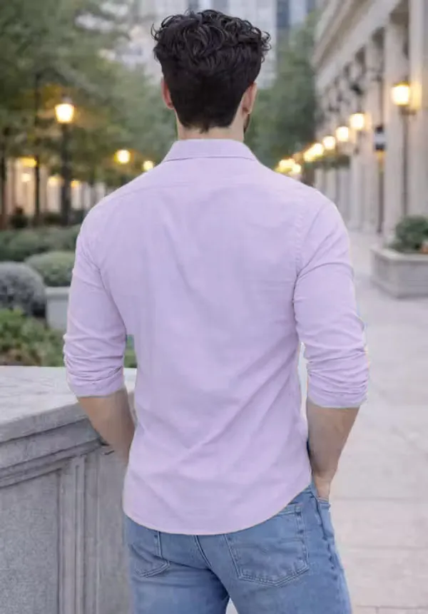 Lavender_Casual_Full_Sleeve_Shirt_For_Men