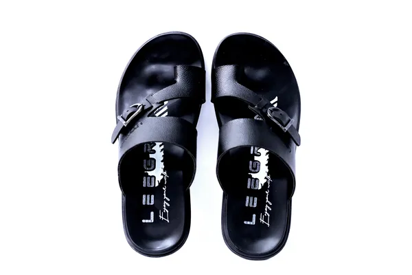 Lee_Grain_Black_Latest___Casual_Buckle_Strap_Sandals_For_Men