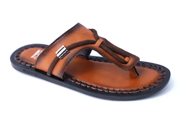 Lee_Grain_Tan_Latest___T-Strap_Casual_Sandals_For_Men