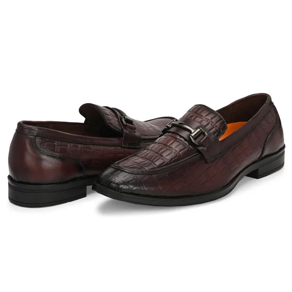 Lee_Grain_Brown_Latest___Slip-On_Textured_Loafers_For_Men