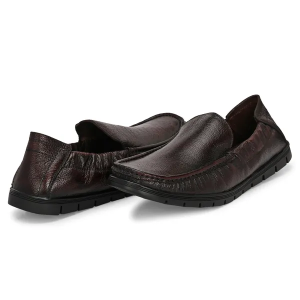 Lee_Grain_Brown_Latest___Slip-On_Textured_Loafers_For_Men