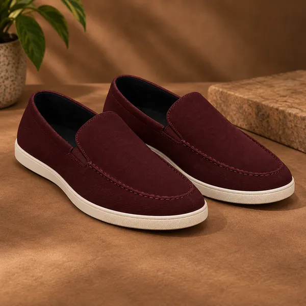 Lee_Grain_Maroon_Latest_Pure_Suede_Leather_Shoes_For_Men