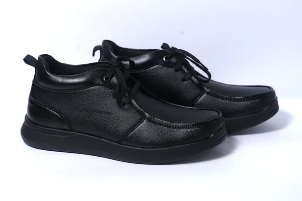 Lee_Grain_Black_Latest___Lace-Up_Ankle_Shoes_For_Men
