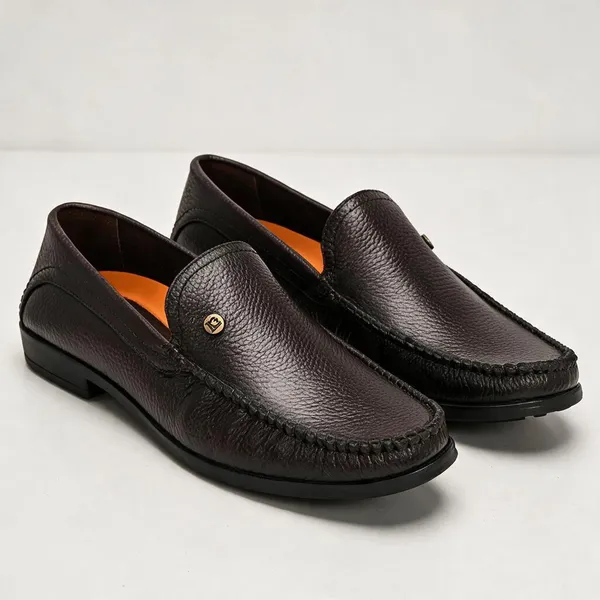 Lee_Grain_Brown_Latest___Textured_Slip-On_Loafers_For_Men