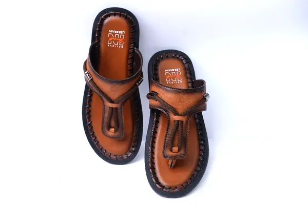 Lee_Grain_Tan_Latest___T-Strap_Casual_Sandals_For_Men