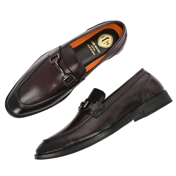 Lee_Grain_Black_Latest___Slip-On_Buckle_Formal_Loafers_For_Men