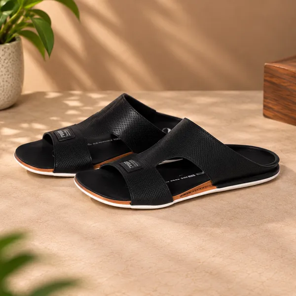 Lee_Grain_Black_Latest_Synthetic_Casual_Slippers_For_Men