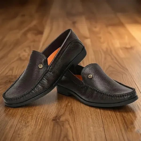 Lee_Grain_Brown_Latest___Textured_Slip-On_Loafers_For_Men