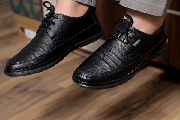 Lee_Grain_Black_Latest___Lace-Up_Casual_Shoes_For_Men