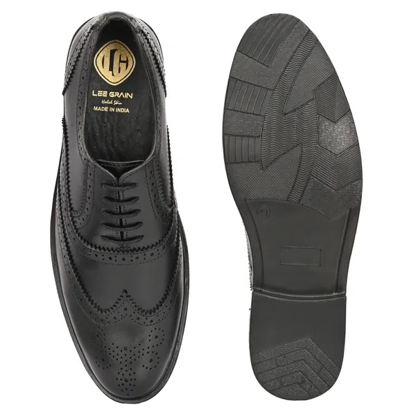 Lee_Grain_Black_Latest___Brogue_Lace-Up_Formal_Shoes_For_Men