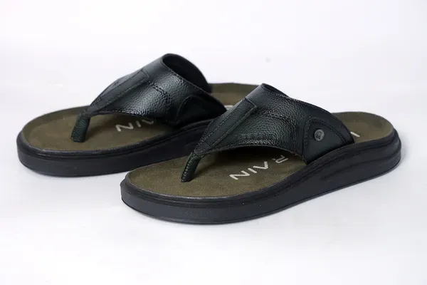 Lee_Grain_Black_And_Green_Latest_Synthetic_Casual_Slippers_For_Men