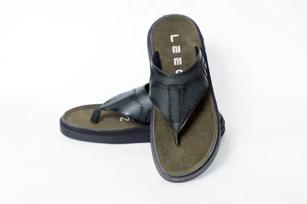 Lee_Grain_Black_And_Green_Latest_Synthetic_Casual_Slippers_For_Men