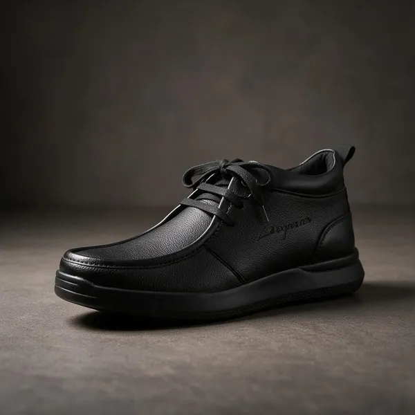 Lee_Grain_Black_Latest___Lace-Up_Ankle_Shoes_For_Men