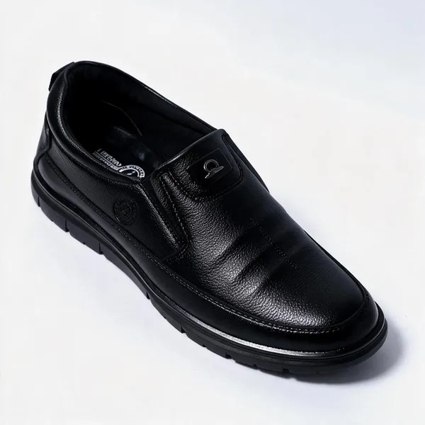 Lee_Grain_Black_Latest___Slip-On_Textured_Casual_Shoes_For_Men