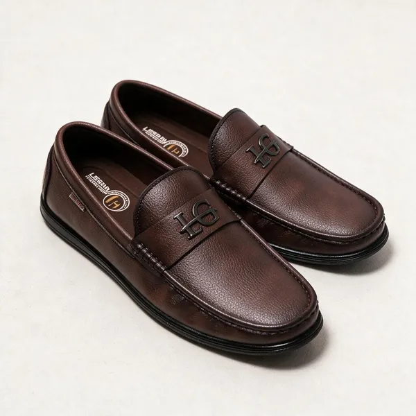 Lee_Grain_Brown_Latest___Slip-On_Moc-Toe_Loafers_For_Men