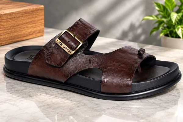 Leegrain_Latest_Brown_slipper_for_mens_