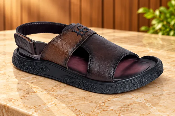Leegrain_Latest_brown_sandle_for_mens_