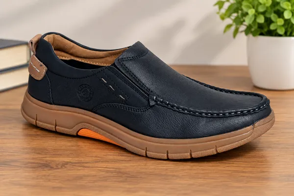 Leegrain_latest_black_leather_mukesan_shoes_for_mens_