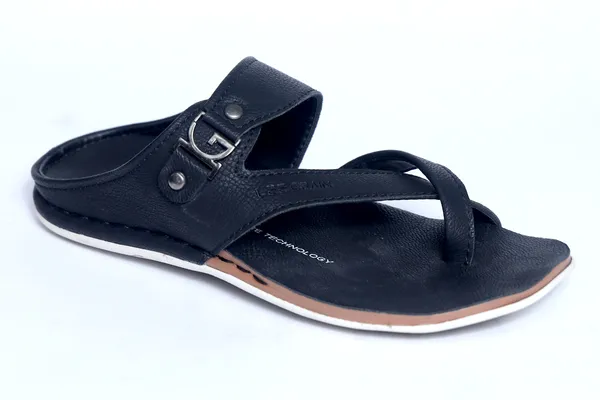 Leegrain_latest_black_slipper_for_mens_