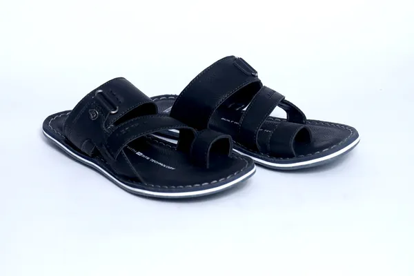 Leegrain_latest_black_slipper_for_mens_
