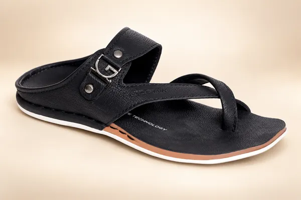 Leegrain_latest_black_slipper_for_mens_