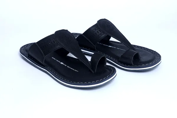Leegrain_latest_black_slipper_for_mens_