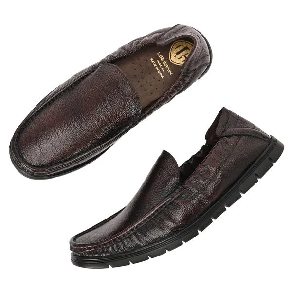Lee_Grain_Brown_Latest___Slip-On_Textured_Loafers_For_Men