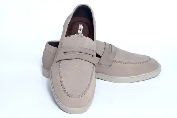 Lee_Grain_Latest_Beige_Suede_Leather_Shoes_For_Men