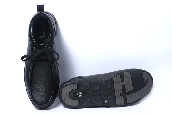 Lee_Grain_Black_Latest___Lace-Up_Ankle_Shoes_For_Men
