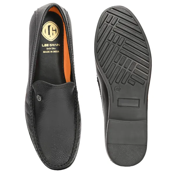 Lee_Grain_Black_Latest___Textured_Slip-On_Loafers_For_Men