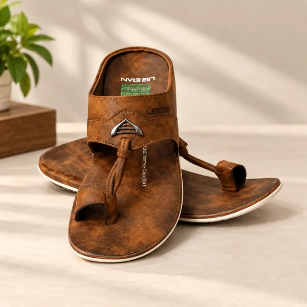 Lee_Grain_Brown_Latest___Toe_Loop_Casual_Sandals_For_Men