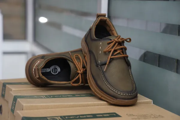 Lee_Grain_Olive_Latest___Lace-Up_Moc-Toe_Casual_Shoes_For_Men