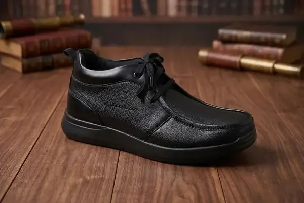 Lee_Grain_Black_Latest___Lace-Up_Ankle_Shoes_For_Men