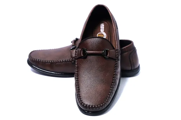 Lee_Grain_Brown_Latest___Slip-On_Bit_Detail_Loafers_For_Men