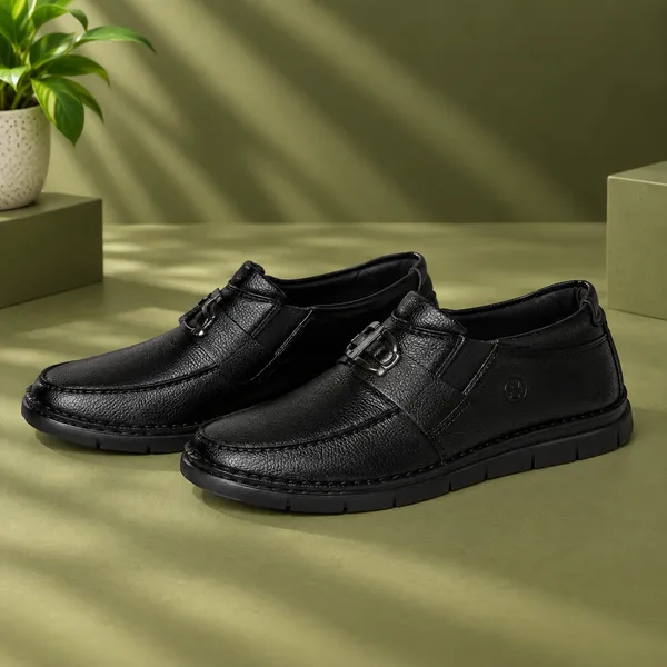 Lee_Grain_Black_Latest_Pure_Leather_Casual_Shoes_For_Men