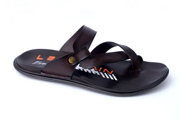 Lee_Grain_Brown_Latest___Casual_Buckle_Strap_Sandals_For_Men