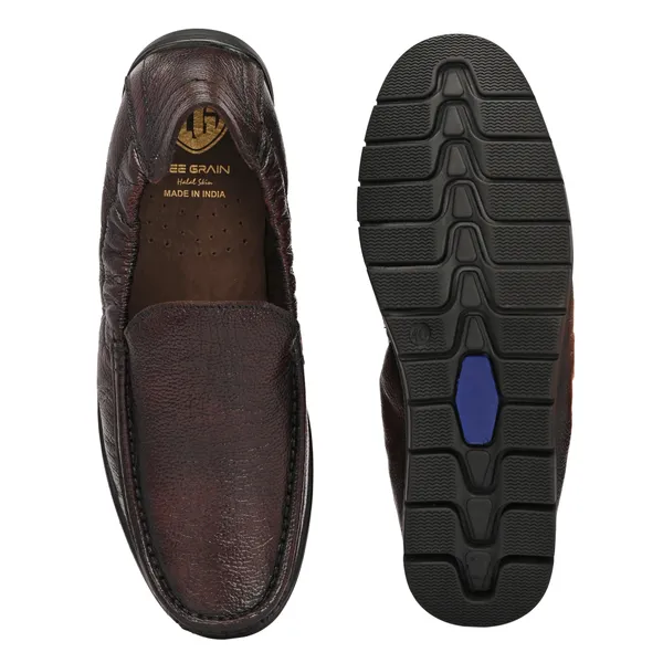 Lee_Grain_Brown_Latest___Slip-On_Textured_Loafers_For_Men