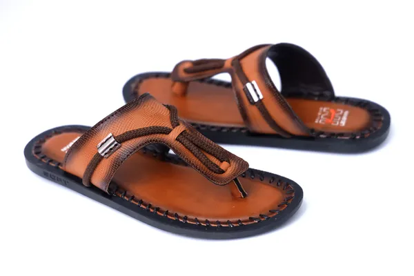 Lee_Grain_Tan_Latest___T-Strap_Casual_Sandals_For_Men