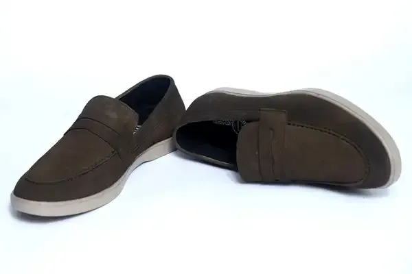 Lee_Grain_Latest_Olive_suede_Leather_Shoes_For_Men