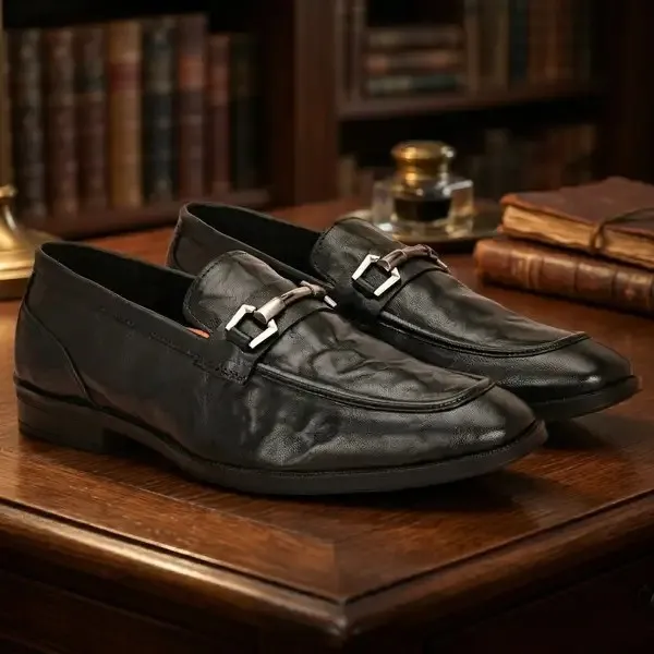 Lee_Grain_Black_Latest___Slip-On_Loafers_For_Men
