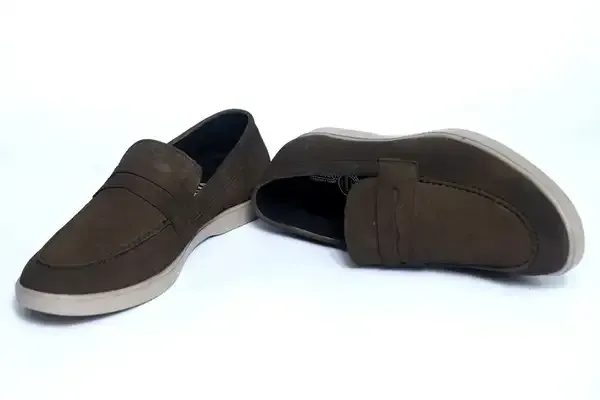 Lee_Grain_Latest_Olive_Suede_Leather_Shoes_For_Men
