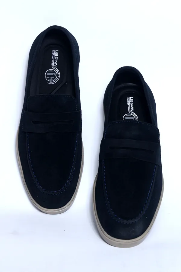 Lee_Grain__Latest_Blue_Suede_Leather_Shoes_For_Men